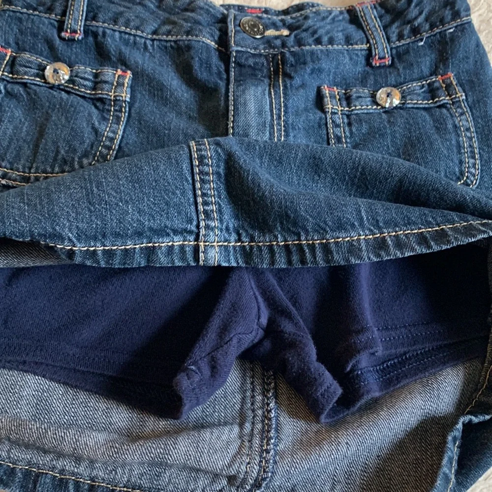Gymboree Denim Skort/Skirt 8 EUC Jean Skort Adjustable Waist